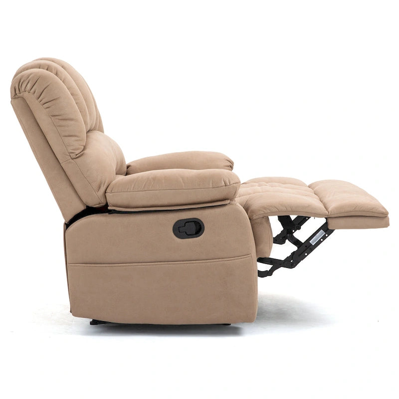 Poltrona Reclinabile Manuale con Rivestimento in Tessuto