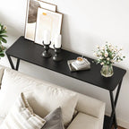 Console sottile con ripiano inferiore