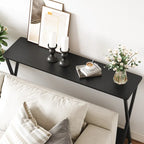Console sottile con ripiano inferiore