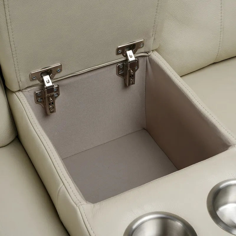 Set divano reclinabile elettrico 3 pezzi con ricarica USB e poggiatesta regolabile