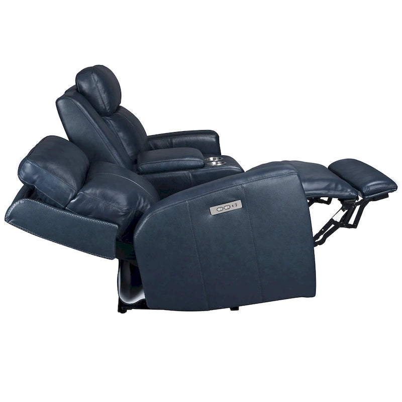 Set divano reclinabile elettrico 3 pezzi con ricarica USB e poggiatesta regolabile