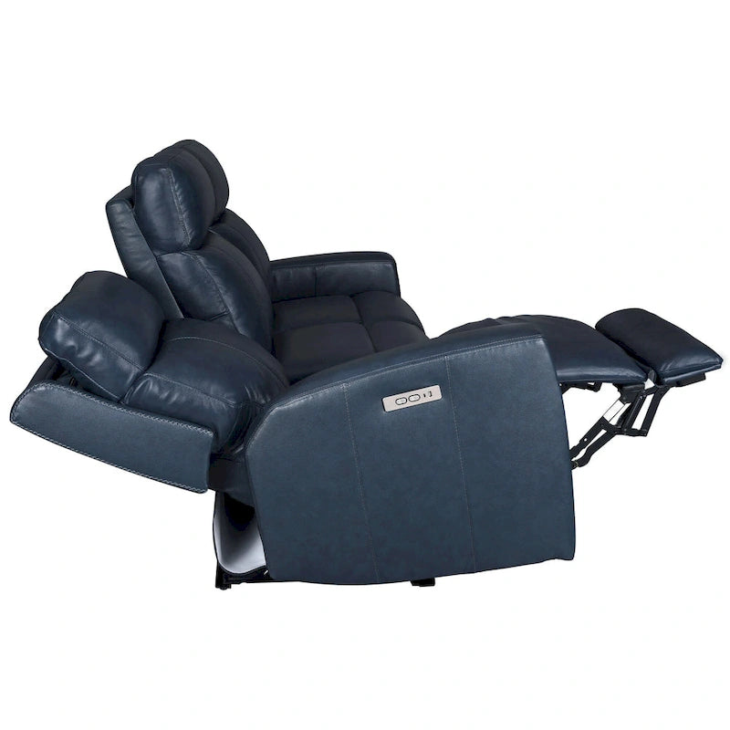 Set divano reclinabile elettrico 3 pezzi con ricarica USB e poggiatesta regolabile