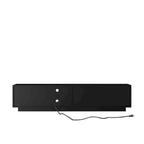 Mobile TV da 65" in stile Mid-Century con luci LED e vano portaoggetti per TV fino a 60"