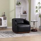Poltrona girevole con base in metallo