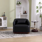 Poltrona girevole con base in metallo