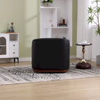 Poltrona girevole con base in metallo