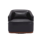 Poltrona girevole con base in metallo