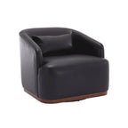 Poltrona girevole con base in metallo