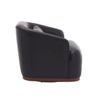 Poltrona girevole con base in metallo