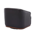 Poltrona girevole con base in metallo