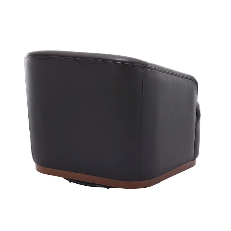 Poltrona girevole con base in metallo