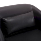 Poltrona girevole con base in metallo