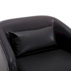Poltrona girevole con base in metallo