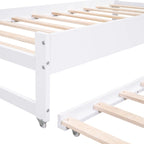 Divano letto Twin XL con 2 rotelle, mensole e ricarica USB
