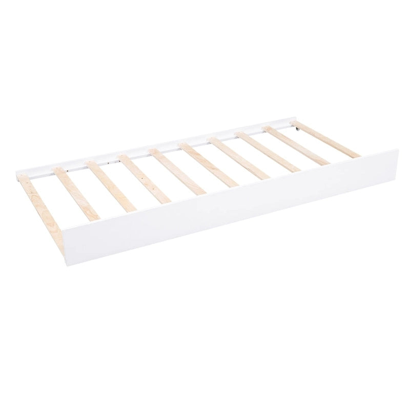 Divano letto Twin XL con 2 rotelle, mensole e ricarica USB