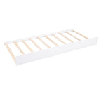 Divano letto Twin XL con 2 rotelle, mensole e ricarica USB