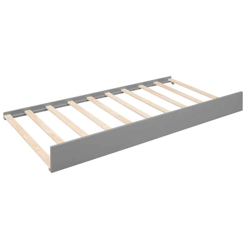 Divano letto Twin XL con 2 rotelle, mensole e ricarica USB