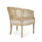 Sedie in Legno e Rattan (Set di 2)