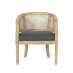 Sedie in Legno e Rattan (Set di 2)