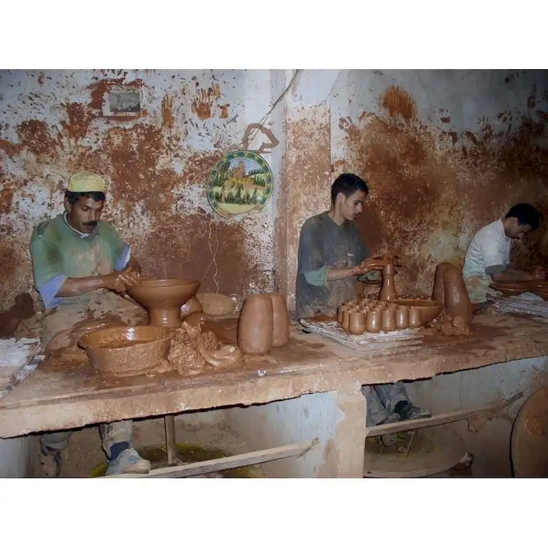 Tavolino da caffè in legno multicolore