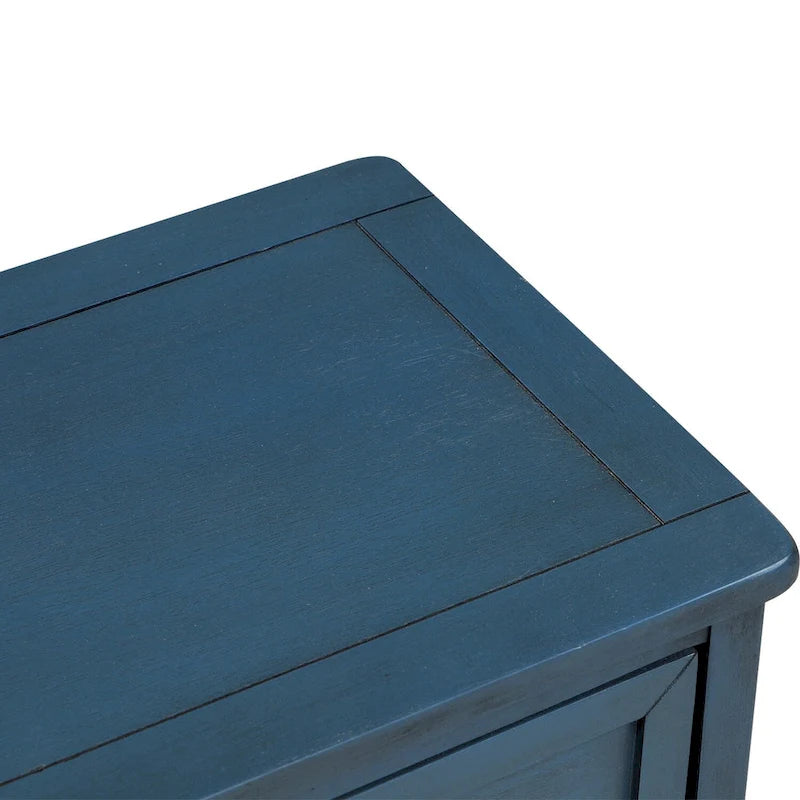 Mobile contenitore con 2 cassetti e 4 cestini in rattan