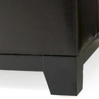 Pouf Contenitore in Similpelle Espresso