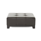 Pouf Contenitore in Similpelle Espresso