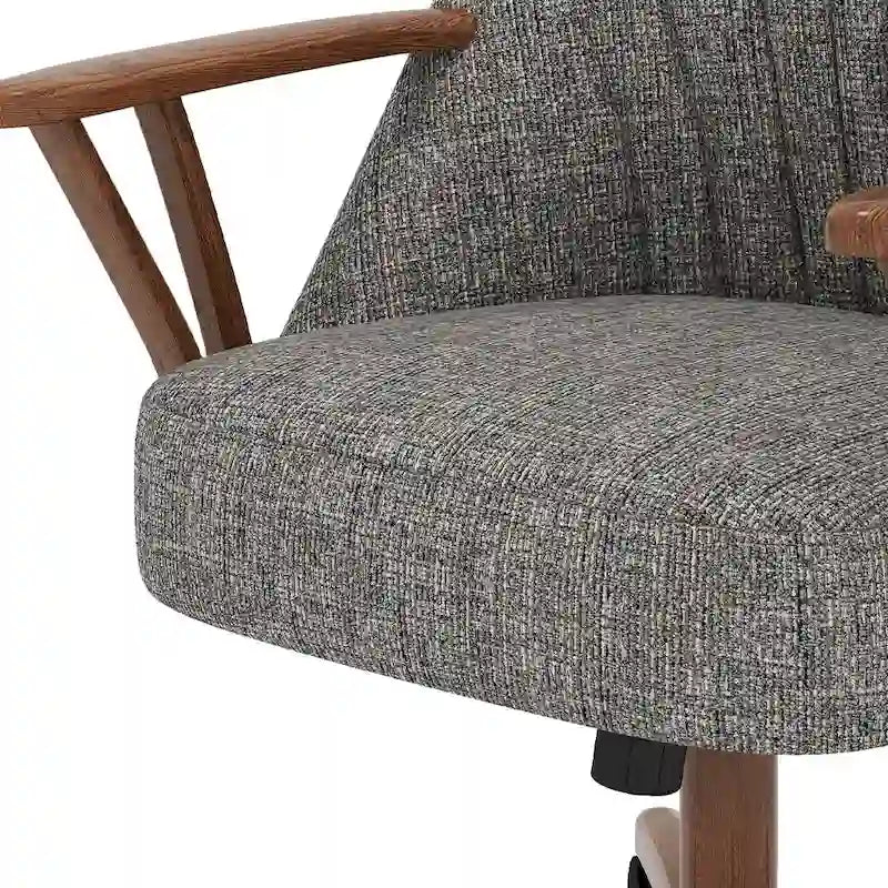 Sedia da pranzo Caster – Finitura noce