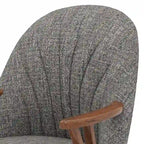 Sedia da pranzo Caster – Finitura noce