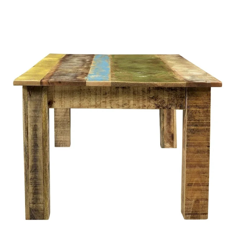 Tavolino da Caffè in Legno Massello di Mango - 46 x 25.5 x 18