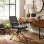Set di 2 sedie da ufficio girevoli Mid-Century