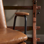 Set di 2 sedie da ufficio girevoli Mid-Century