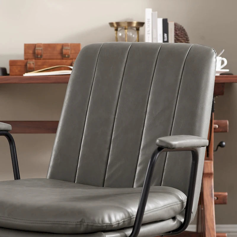 Set di 2 sedie da ufficio girevoli Mid-Century