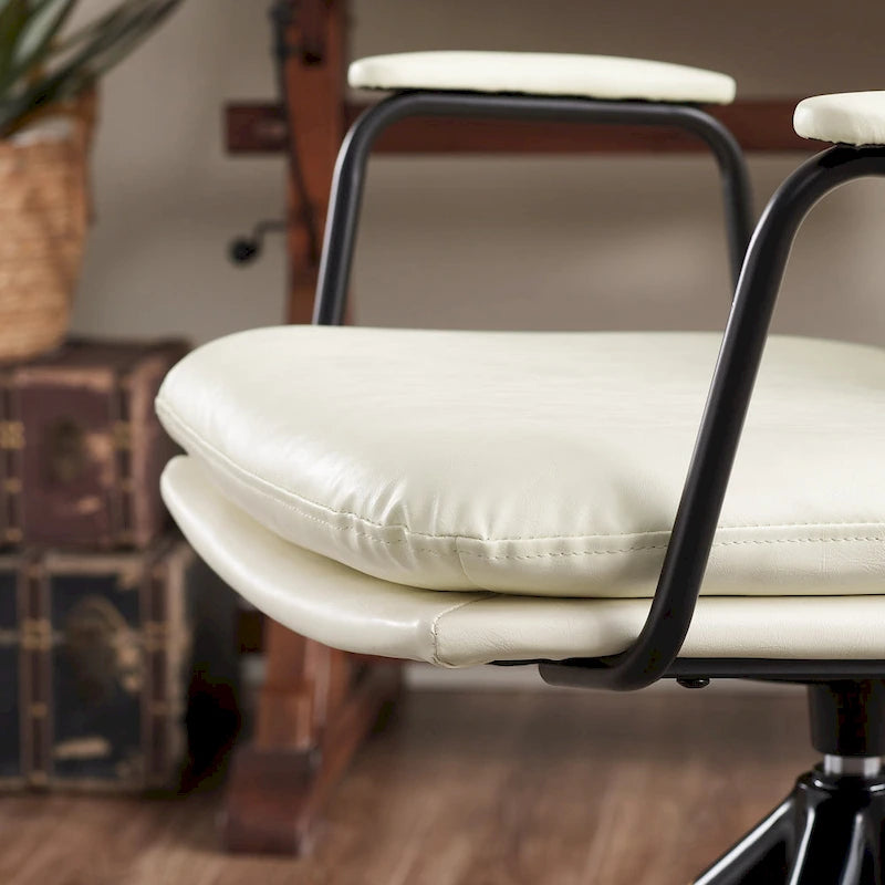 Set di 2 sedie da ufficio girevoli Mid-Century