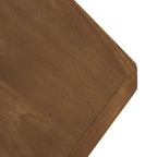 Consolle in legno con struttura rivestita in corda - Marrone